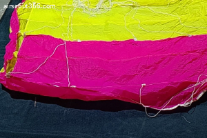 some gliders, with 8 to 11 square meters