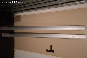 uprights (downtubes)